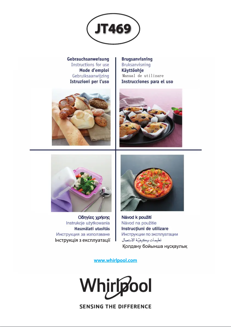Page 1 de la notice Manuel utilisateur Whirlpool JT 469 BL