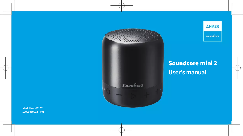 Page n°1 - Manuel utilisateur Anker SoundCore Mini 2