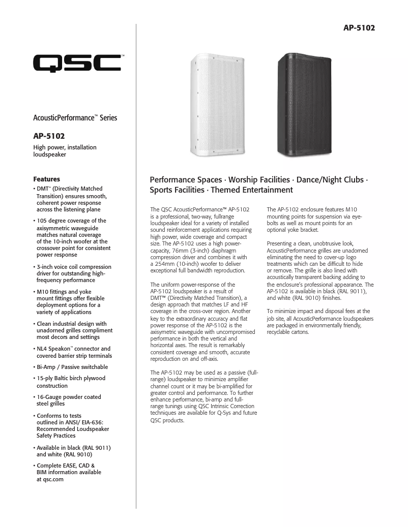 Image de la première page du manuel de l'appareil AP-5102