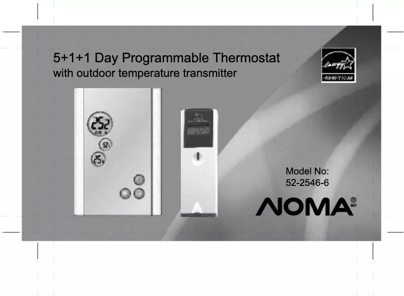 Page 1 de la notice Manuel utilisateur Noma 52-2546-6