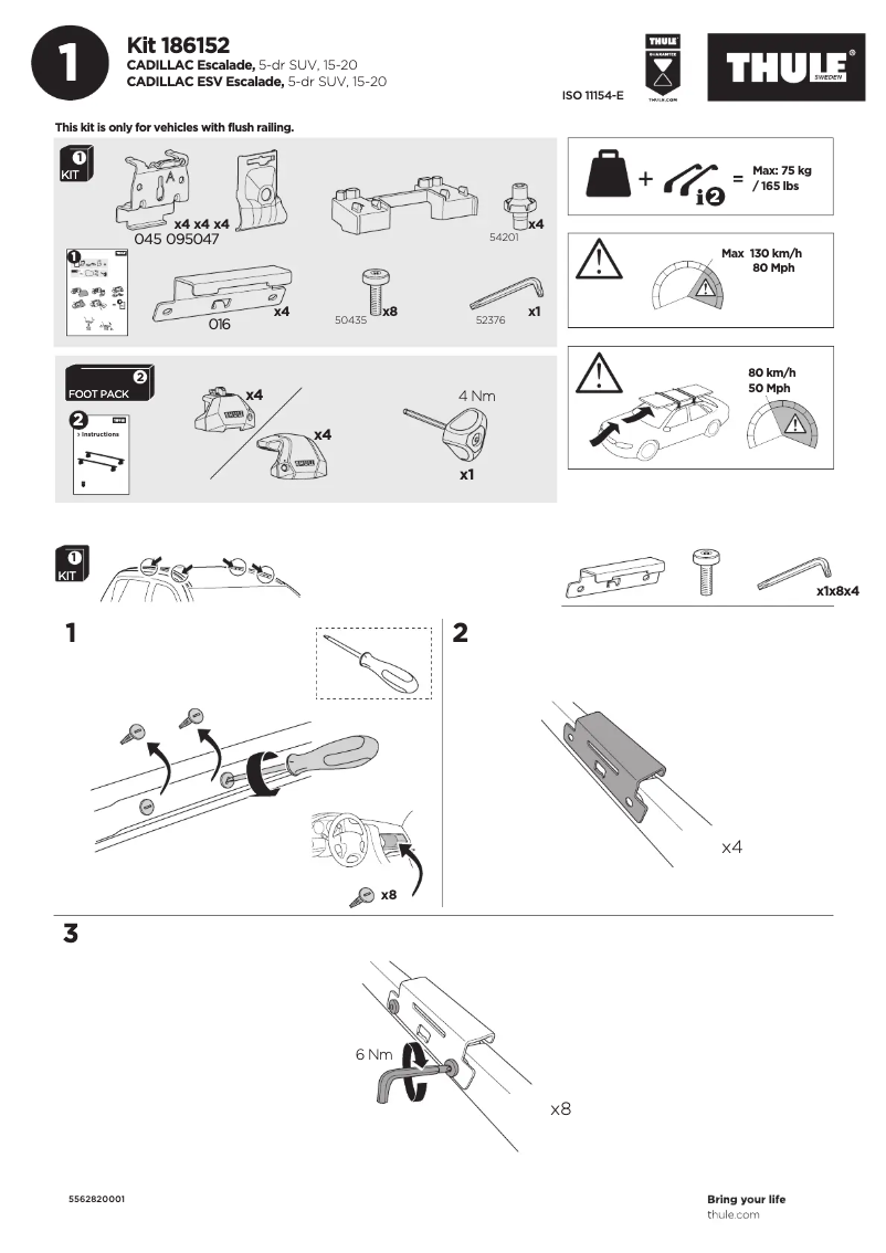 Image de la première page du manuel de l'appareil Kit 186152