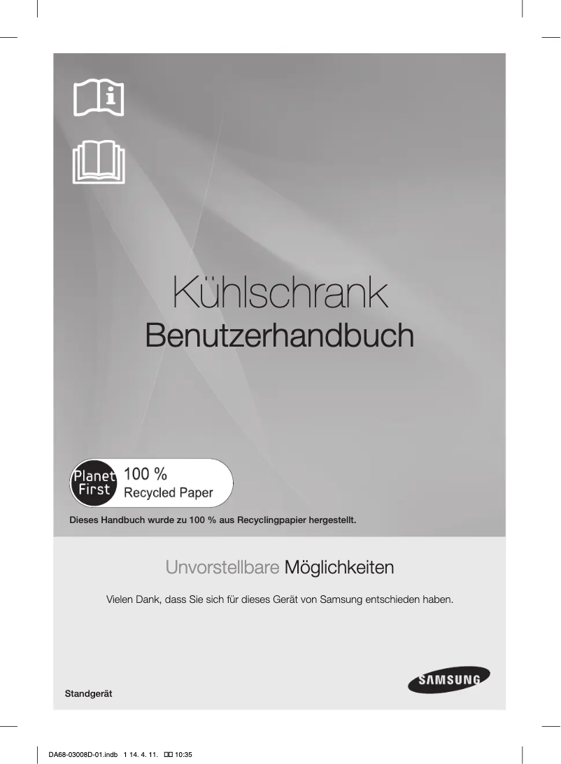 Page n°1 - Manuel utilisateur Samsung RR6000