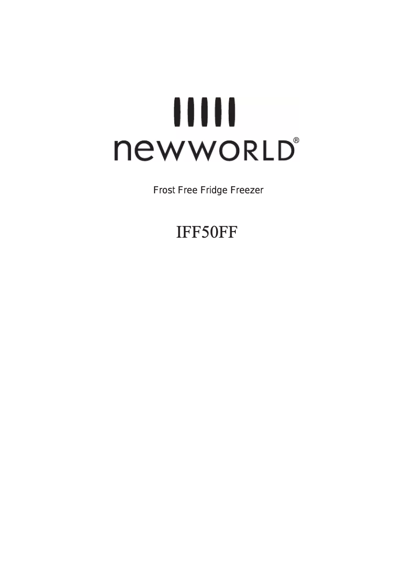 Page n°1 - Manuel utilisateur New World IFF50FF
