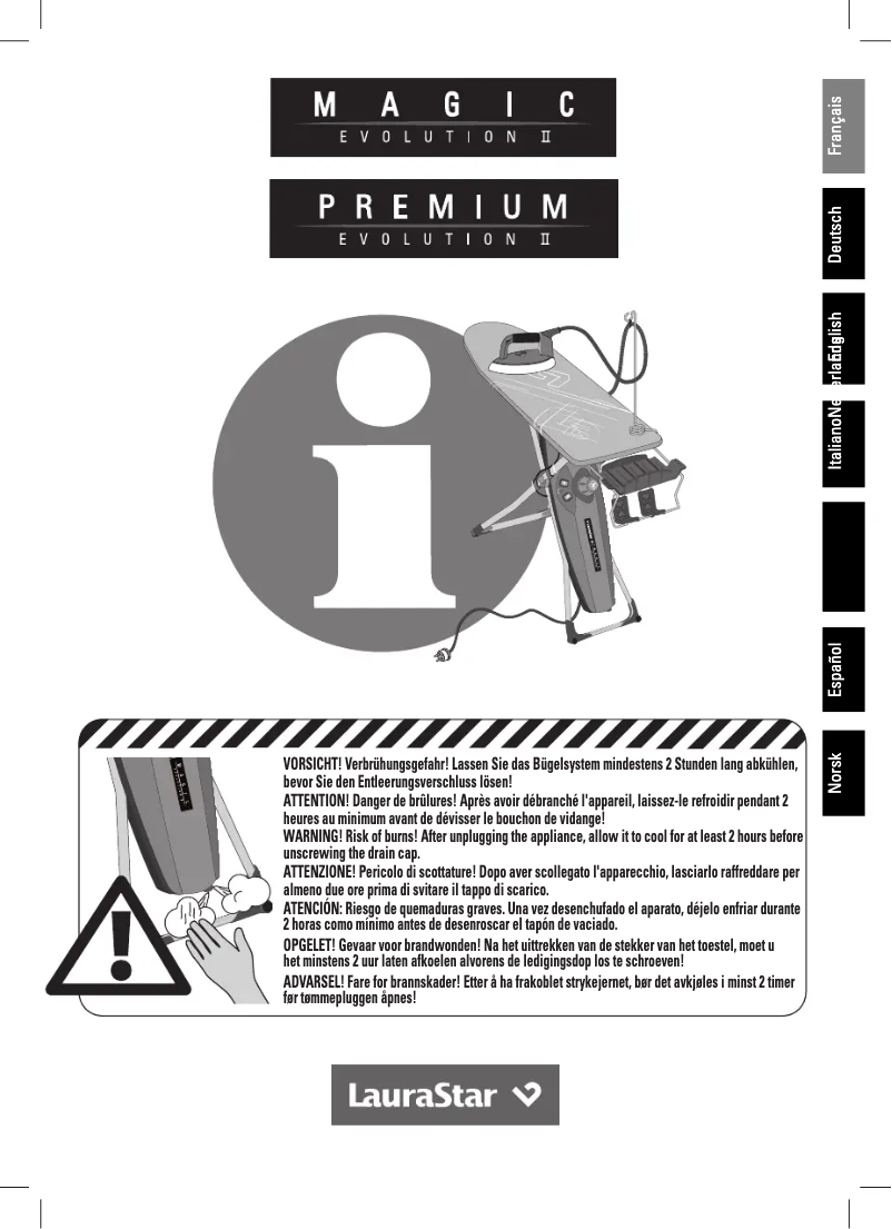 Imagen de la primera página del manual del dispositivo Evolution II Magic