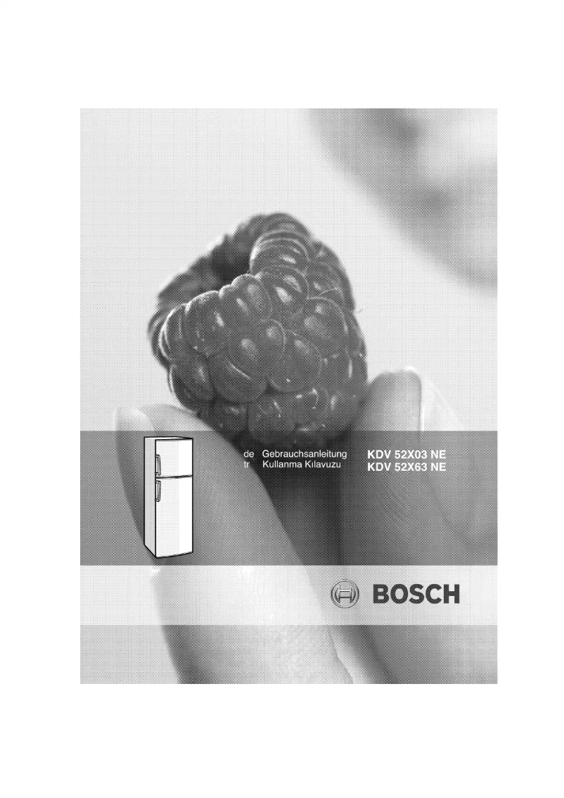 Página 1 del manual Manual de usuario Bosch KDV52X63NE