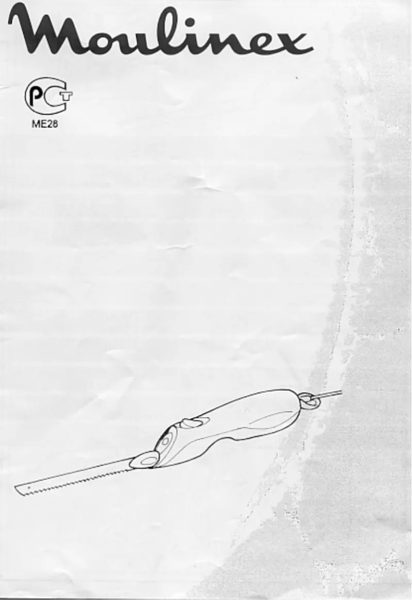 Page 1 de la notice Manuel utilisateur Moulinex Easy Control AV1