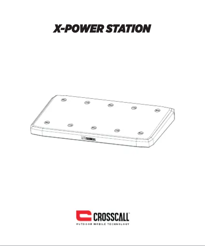 Image de la première page du manuel de l'appareil X-POWER STATION