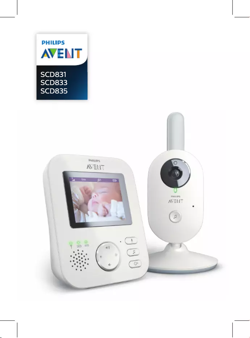 Page 1 de la notice Guide de démarrage rapide Philips Avent SCD833