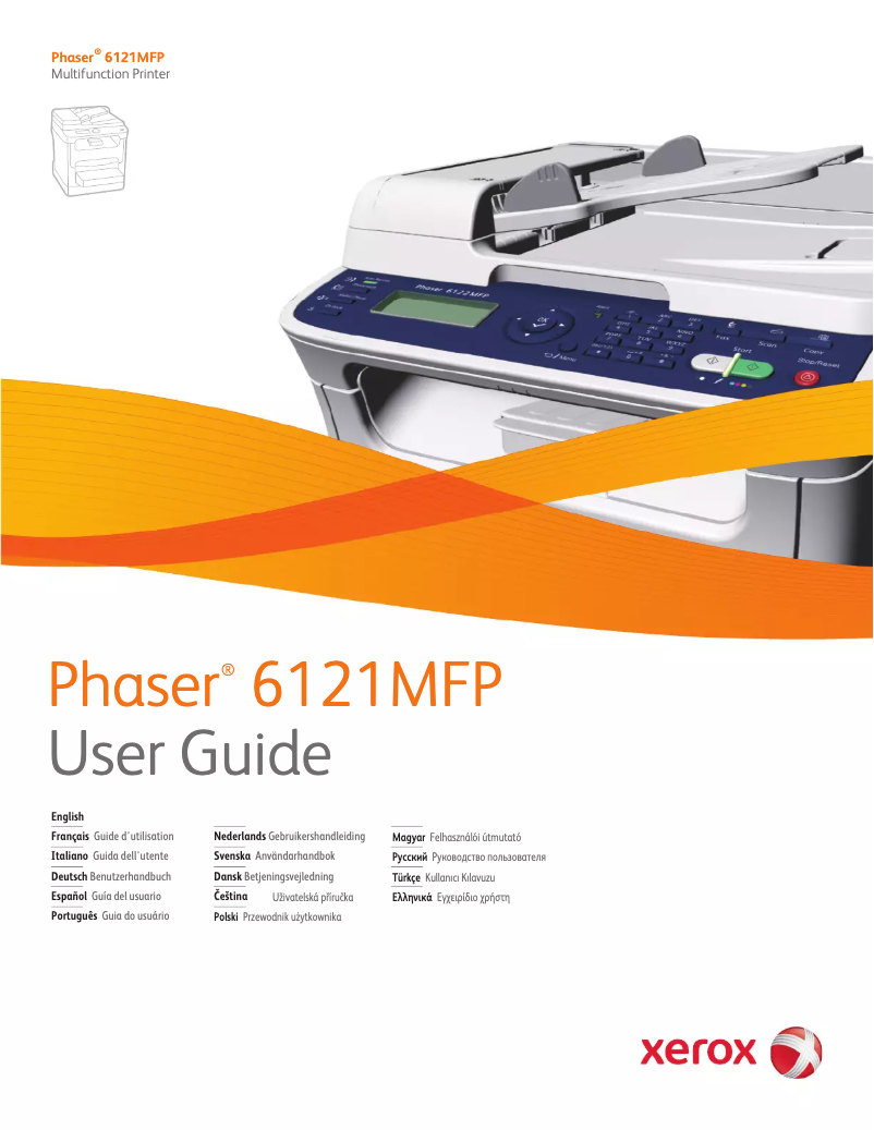 Page n°1 - Manuel utilisateur Xerox Phaser 6121