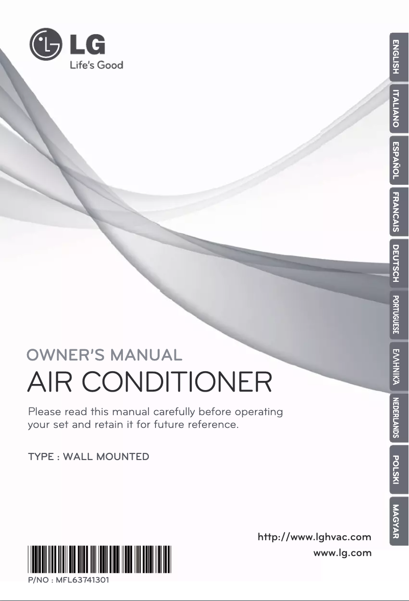 Page n°1 - Manuel utilisateur LG CS18AQ