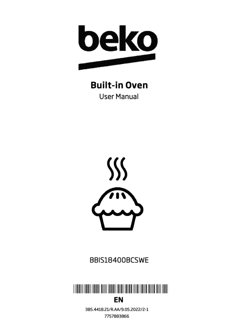 Image de la première page du manuel de l'appareil BBIS18400BCSWE