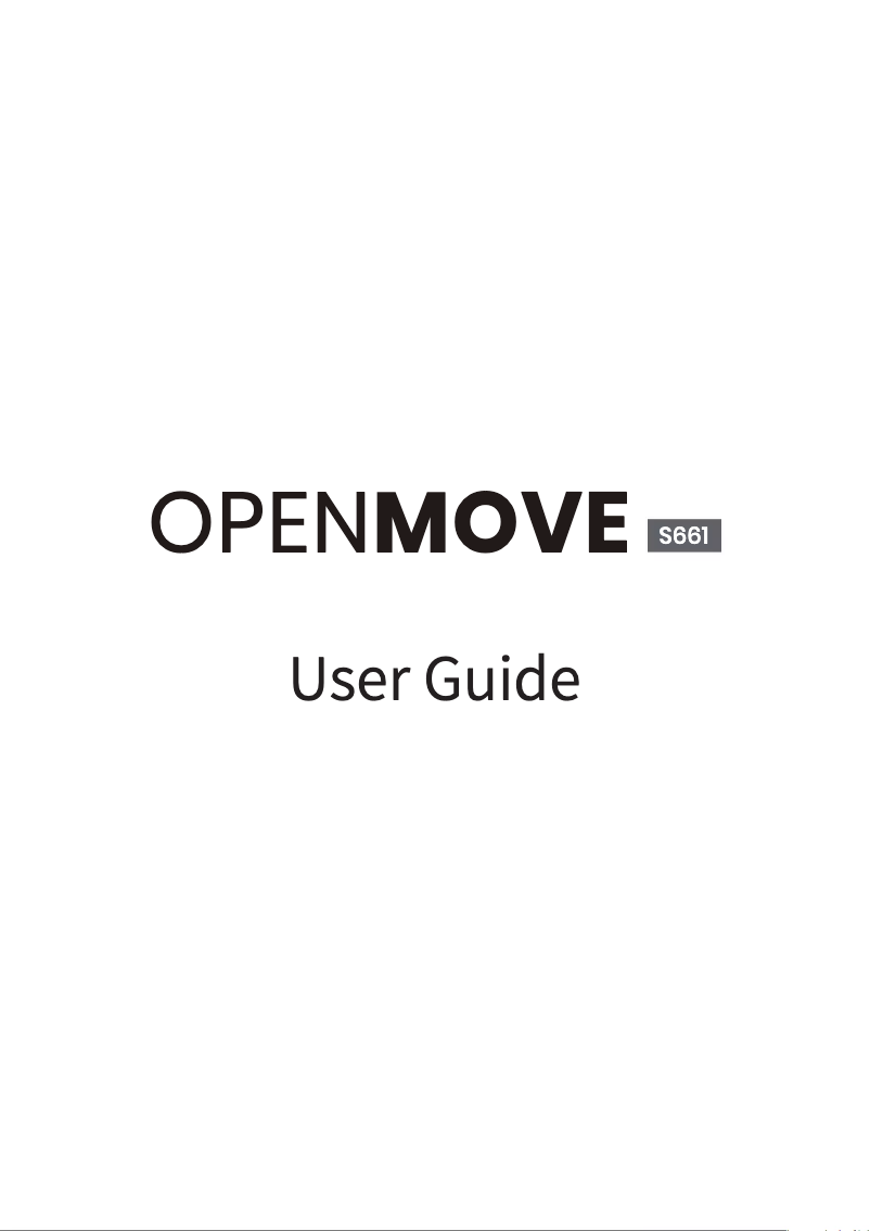 Page 1 of the manual User Manual Aftershokz OpenMove