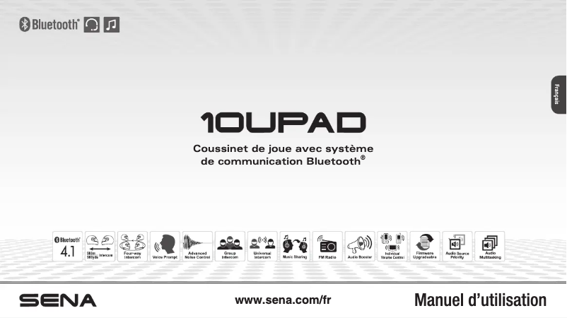 Page 1 of the manual User Manual Sena 10UPAD