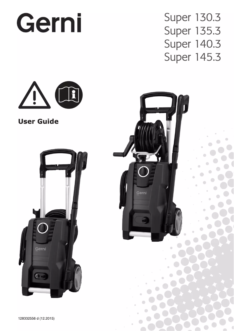 Image de la première page du manuel de l'appareil Super 140.3