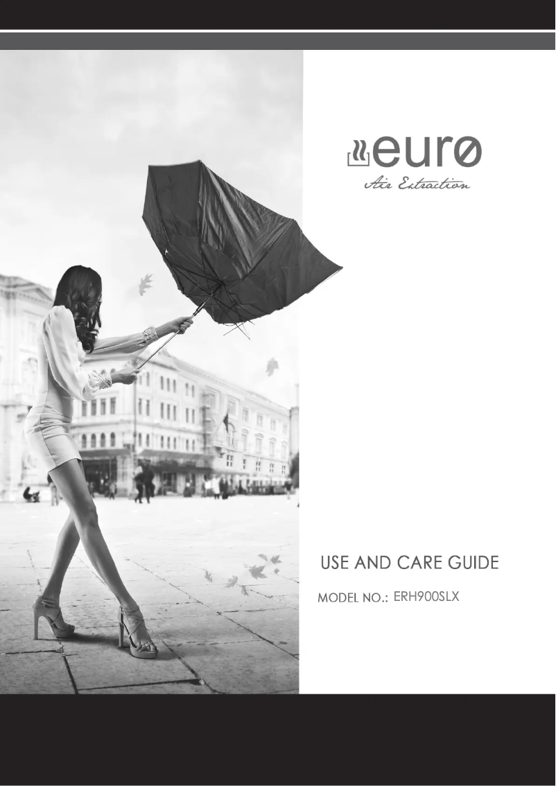 Page n°1 - Manuel utilisateur Euro Appliances ERH900SLX