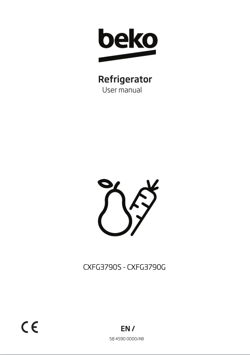 Page n°1 - Manuel utilisateur Beko CXFG3790