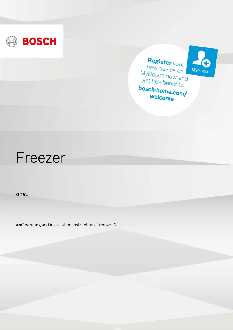 Image de la première page du manuel de l'appareil Serie 2 GTV15NW3AG