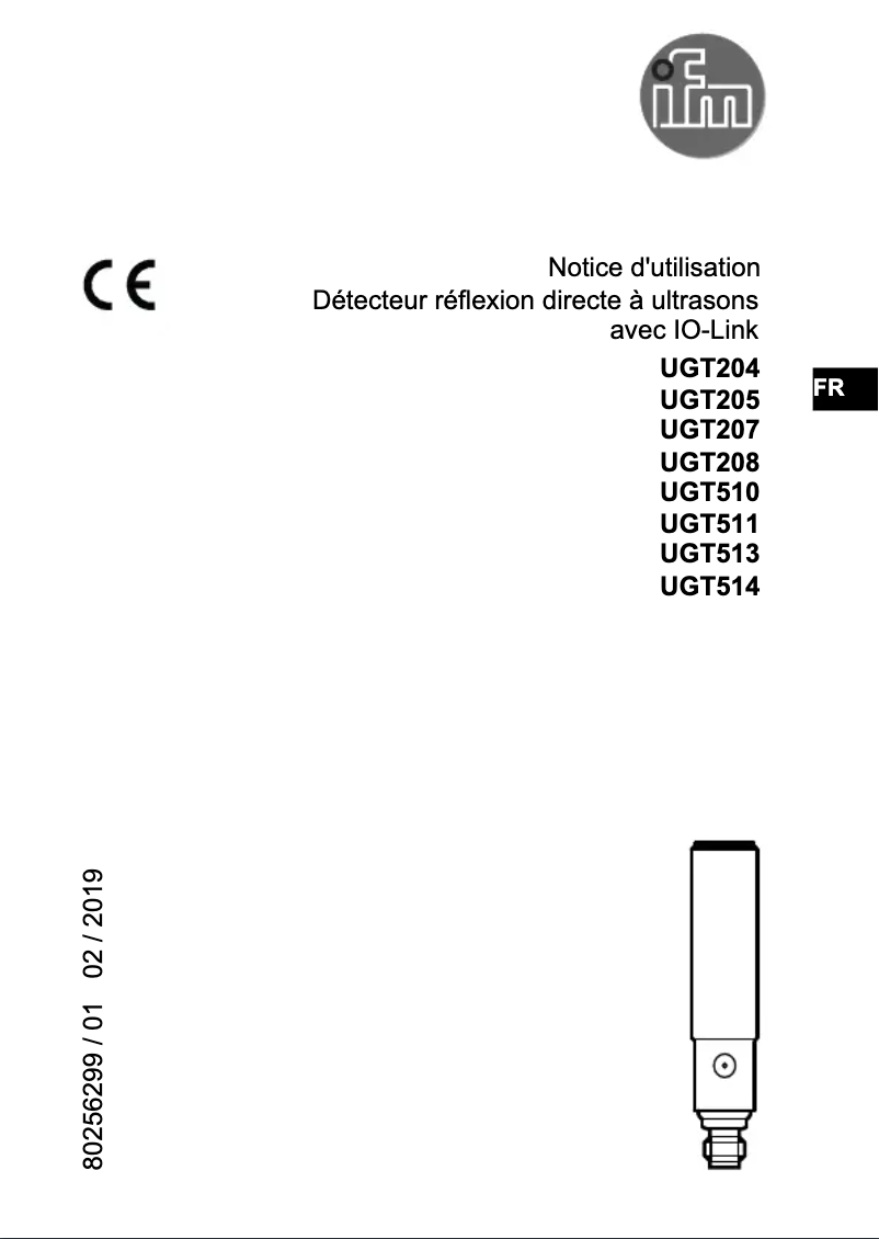 Image de la première page du manuel de l'appareil UGT511