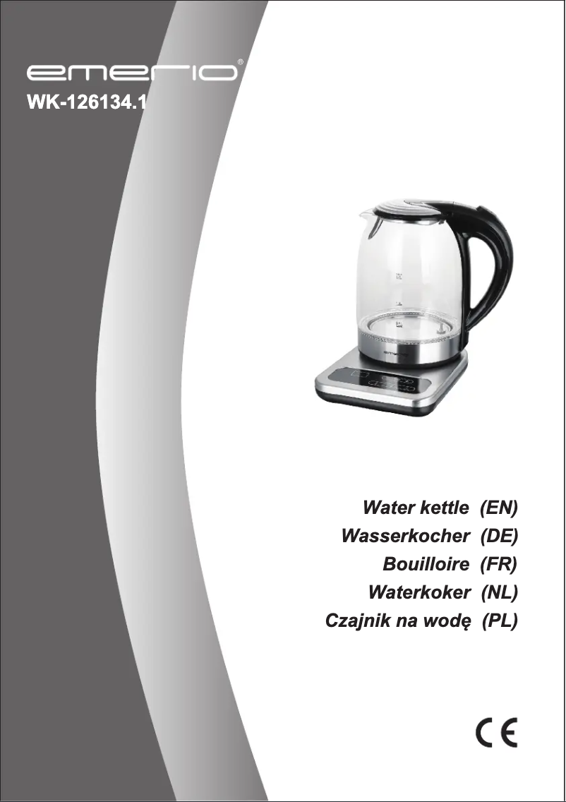 Page 1 de la notice Manuel utilisateur Emerio WK-126134.1