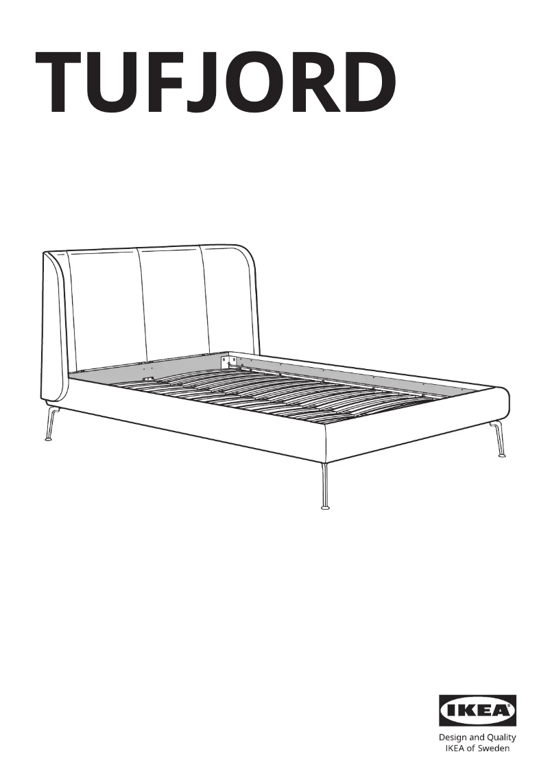 Page 1 de la notice Manuel utilisateur Ikea TUFJORD 504.464.28