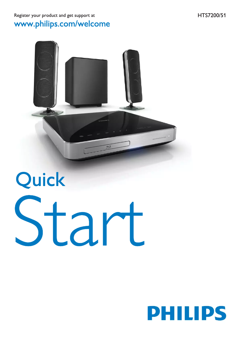 Imagen de la primera página del manual del dispositivo HTS7200