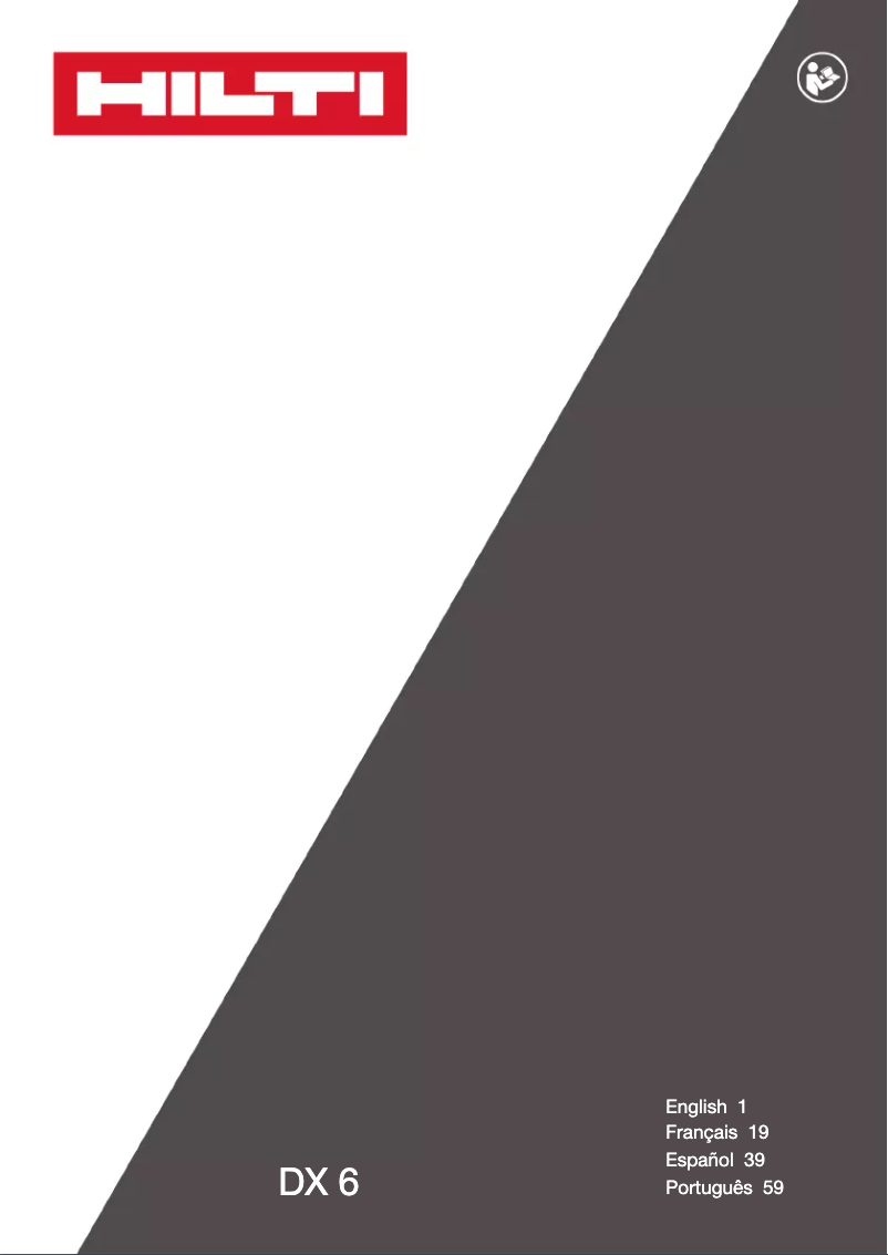 Image de la première page du manuel de l'appareil DX 6-F10