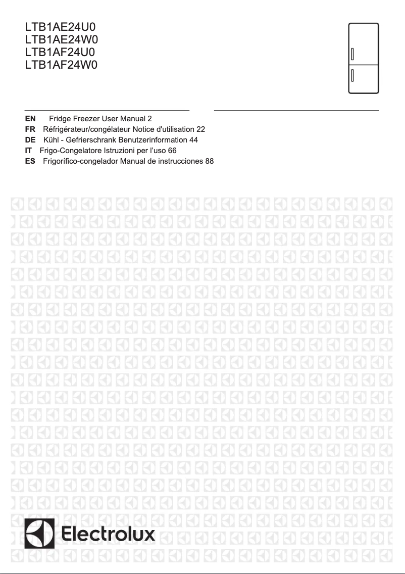 Page n°1 - Manuel utilisateur Electrolux LTB1AF24U0