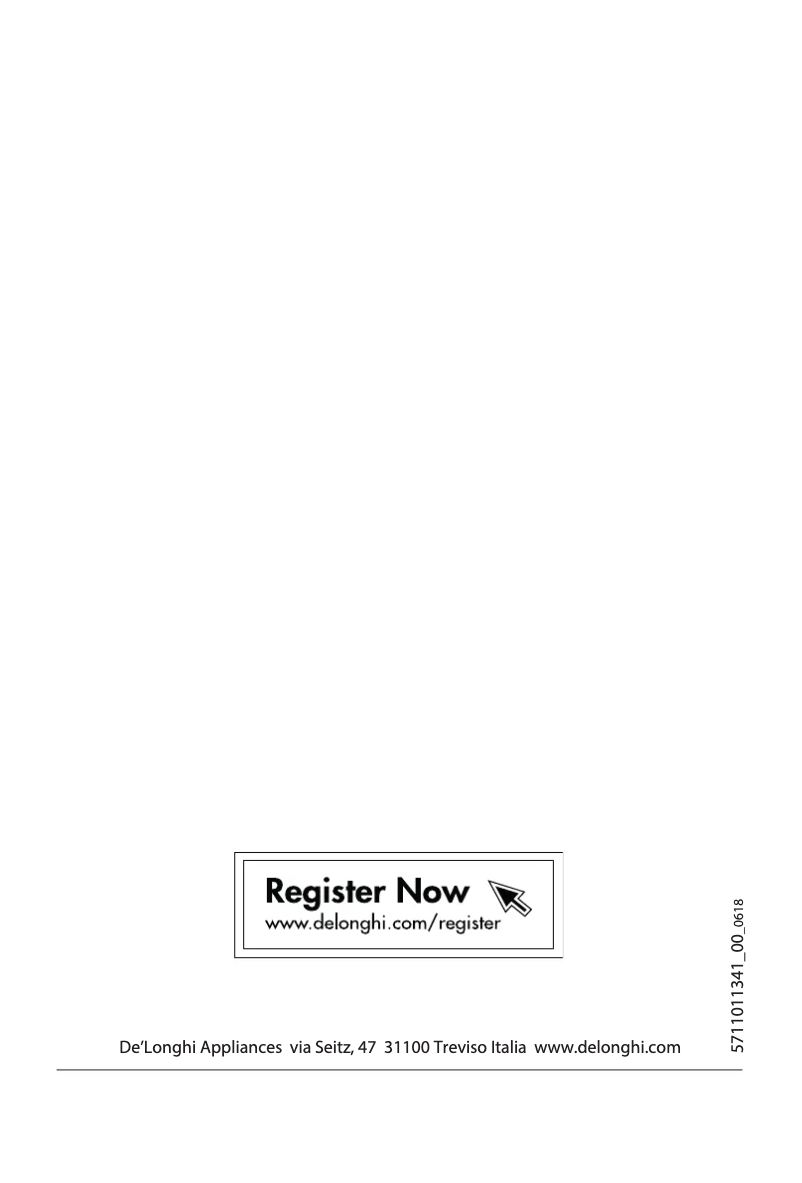 Page 1 de la notice Manuel utilisateur DeLonghi Dragon 4 TRD41025T