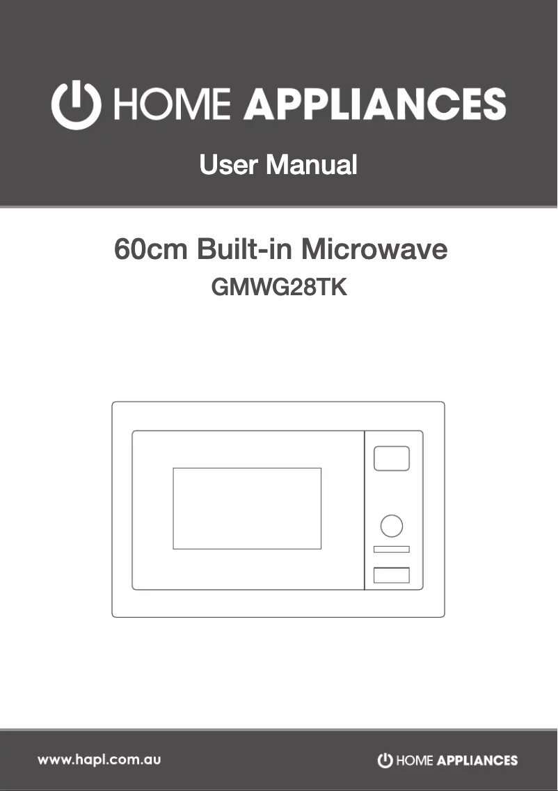 Page 1 de la notice Manuel utilisateur VENINI GMWG28TK