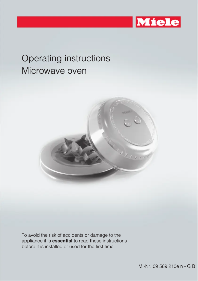 Image de la première page du manuel de l'appareil M 6022 SC