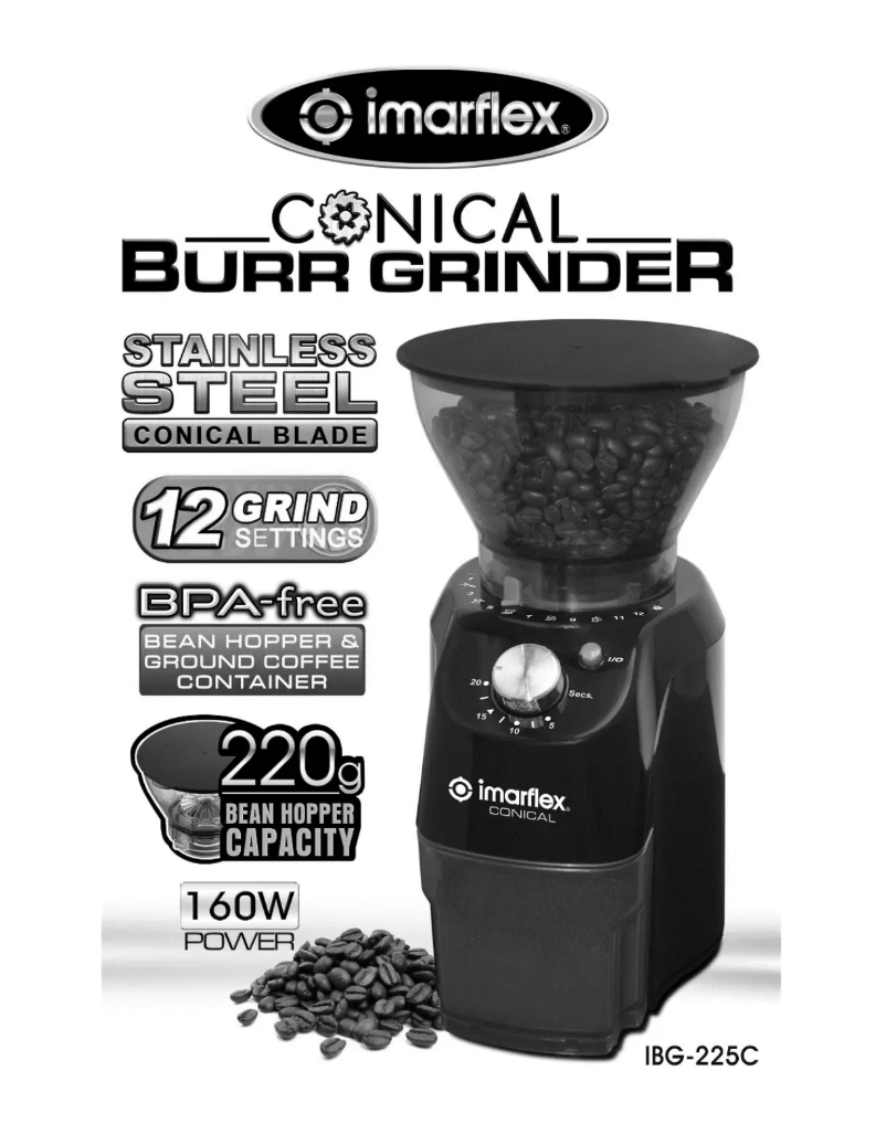 Page 1 de la notice Manuel utilisateur Imarflex IBG-225C