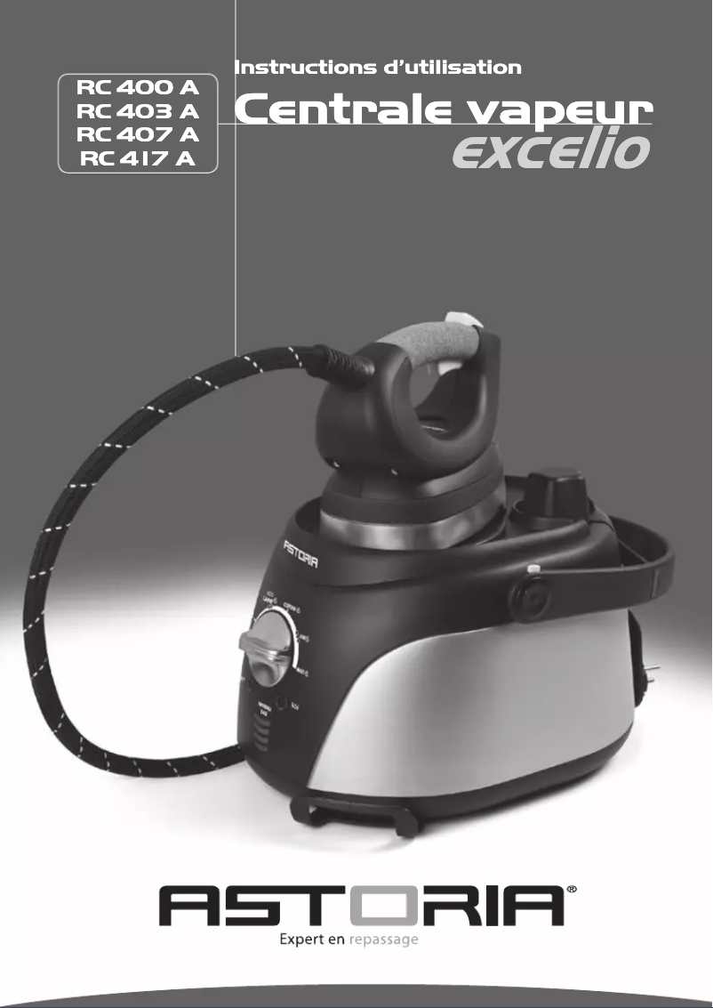 Page 1 de la notice Manuel utilisateur Astoria RC403A