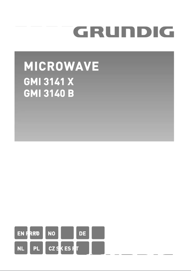 Page 1 de la notice Manuel utilisateur Grundig GMI 3141 X
