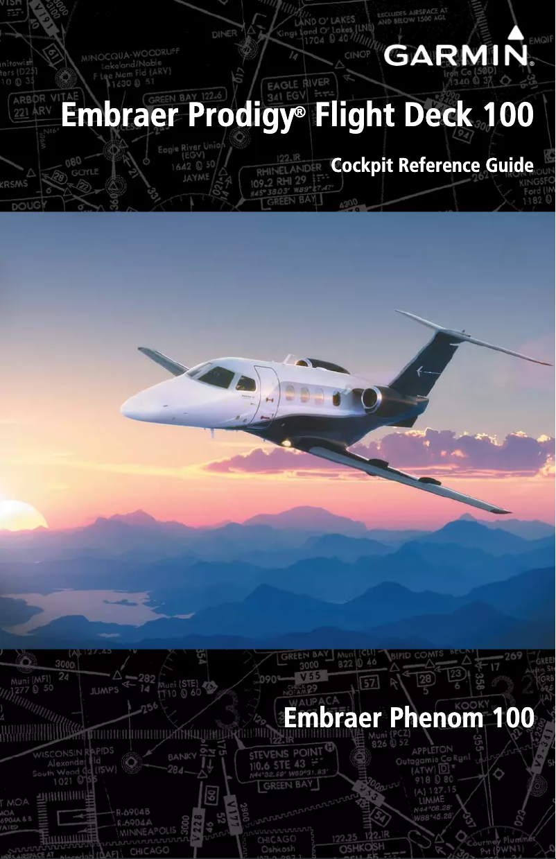 Page 1 de la notice Manuel utilisateur Garmin Embraer Prodigy 100