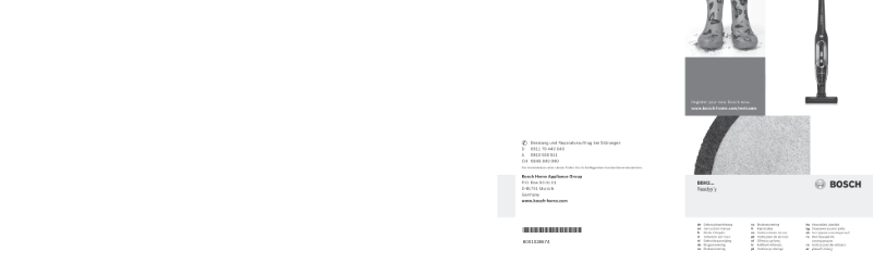 Page 1 de la notice Manuel utilisateur Bosch Readyy'y BBH2P14L