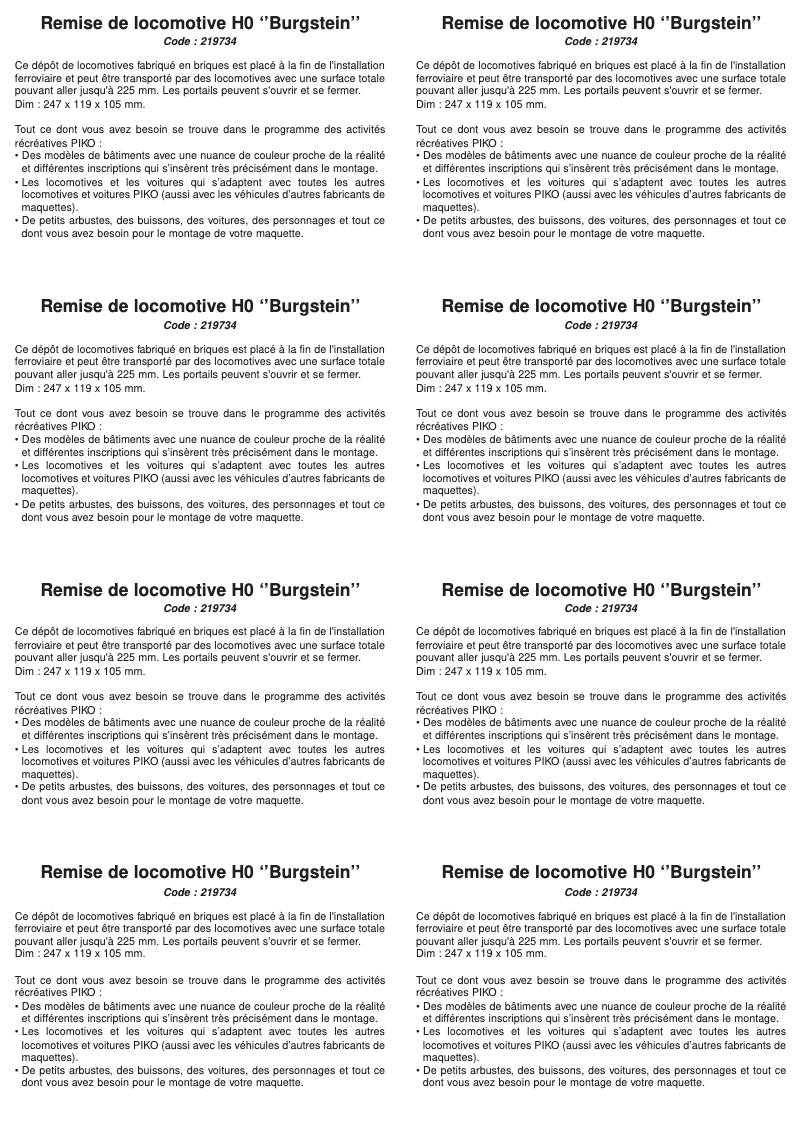 Image de la première page du manuel de l'appareil 61823