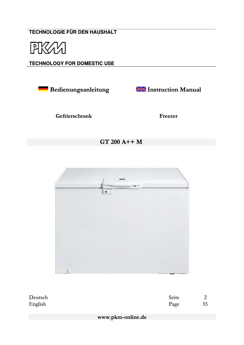 Page 1 de la notice Manuel utilisateur PKM GT 200A++M