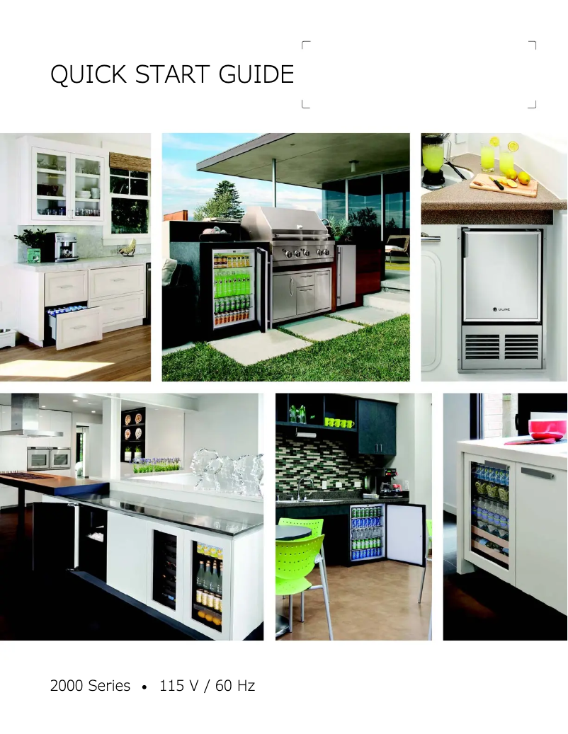 Página 1 del manual Guía de inicio rápido U-Line U-2224R