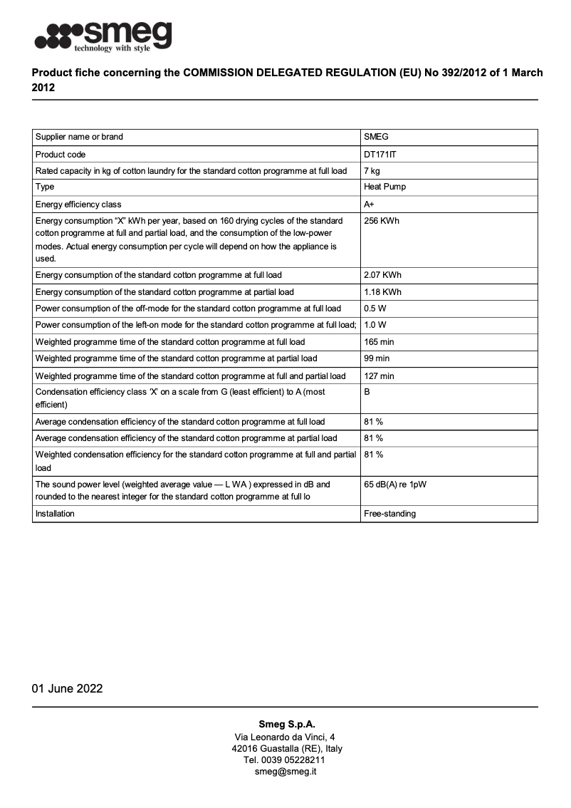 Image de la première page du manuel de l'appareil DT171IT