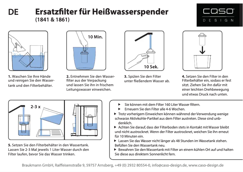 Image de la première page du manuel de l'appareil 1861