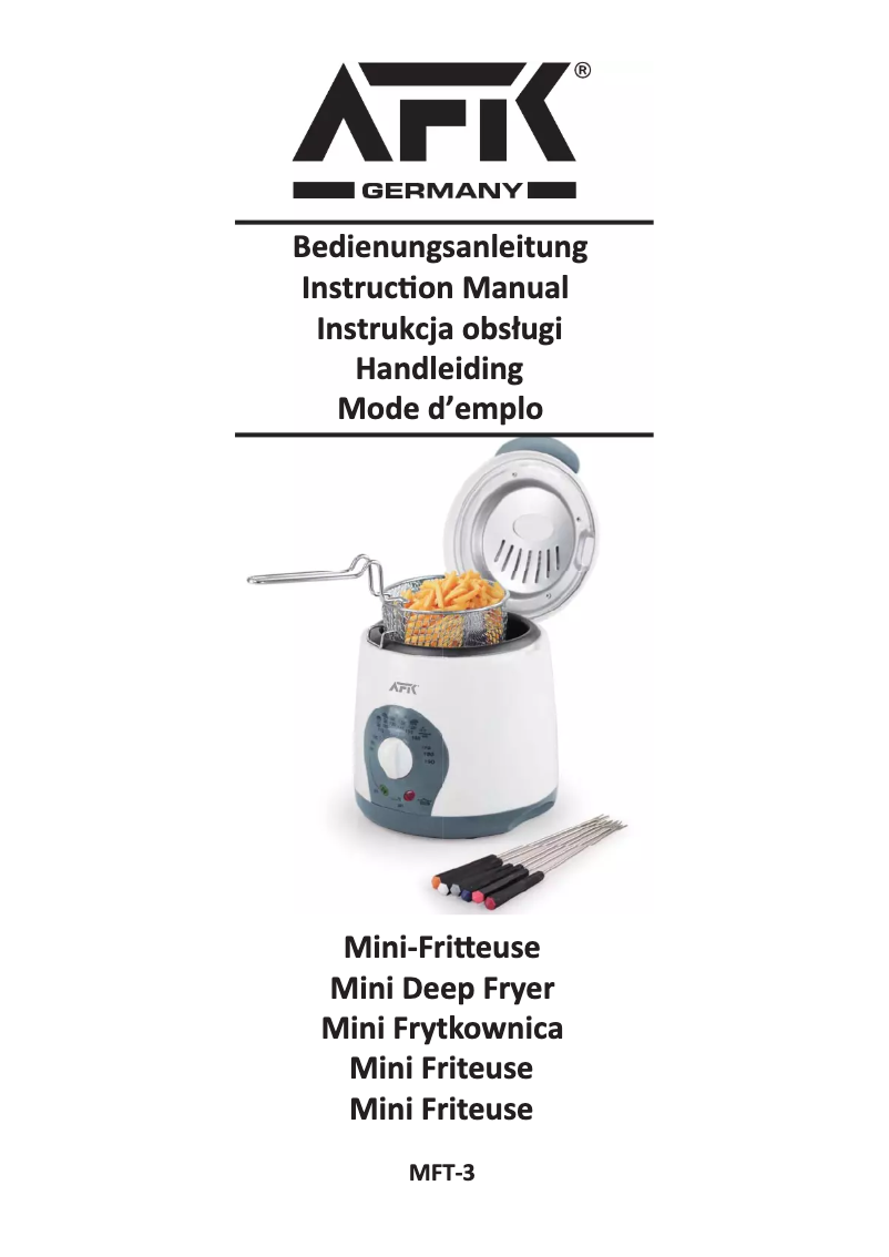 Página 1 del manual Manual de usuario AFK MFT-3