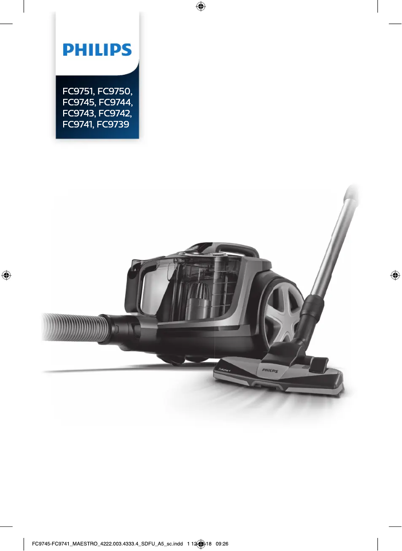 Imagen de la primera página del manual del dispositivo PowerPro Max FC9750