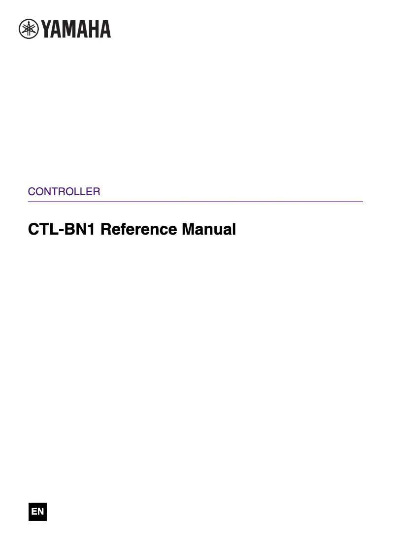 Image de la première page du manuel de l'appareil CTL-BN1