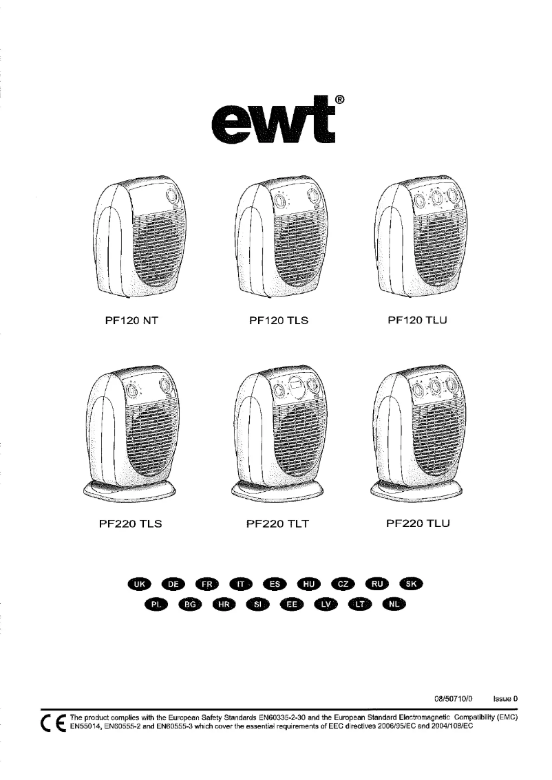 Page 1 de la notice Manuel utilisateur EWT PF220 TLU