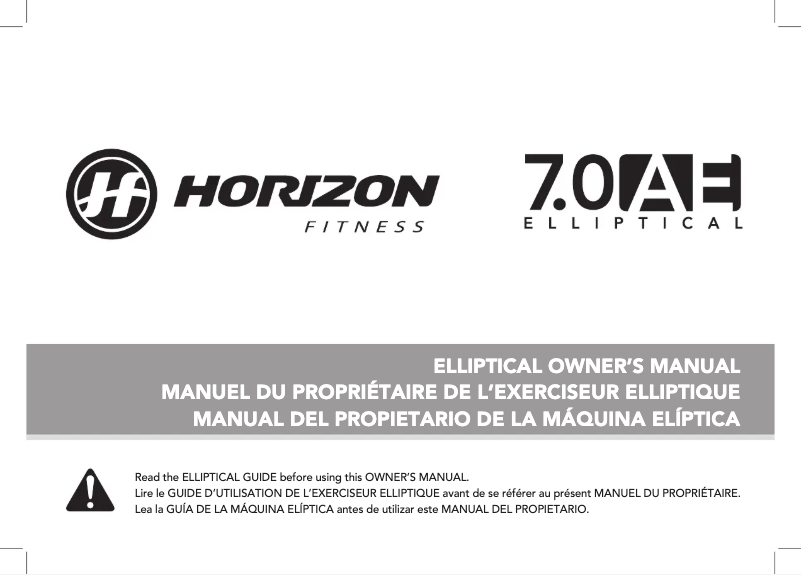 Imagen de la primera página del manual del dispositivo 7.0AE