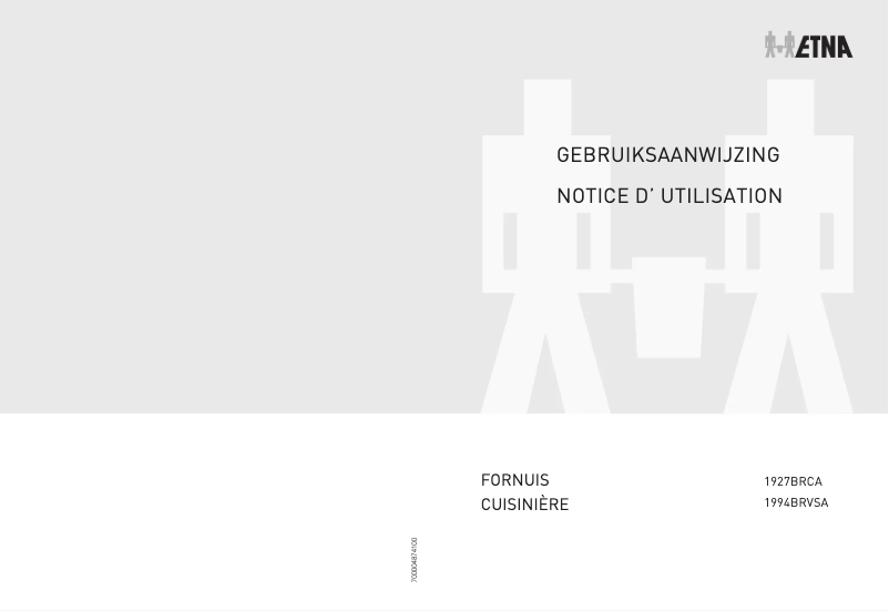 Page 1 de la notice Mode d'emploi Etna 1927BRCA