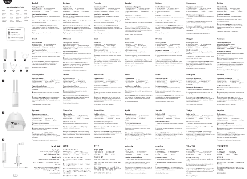 Página 1 del manual Manual de usuario Cudy LT700 Outdoor