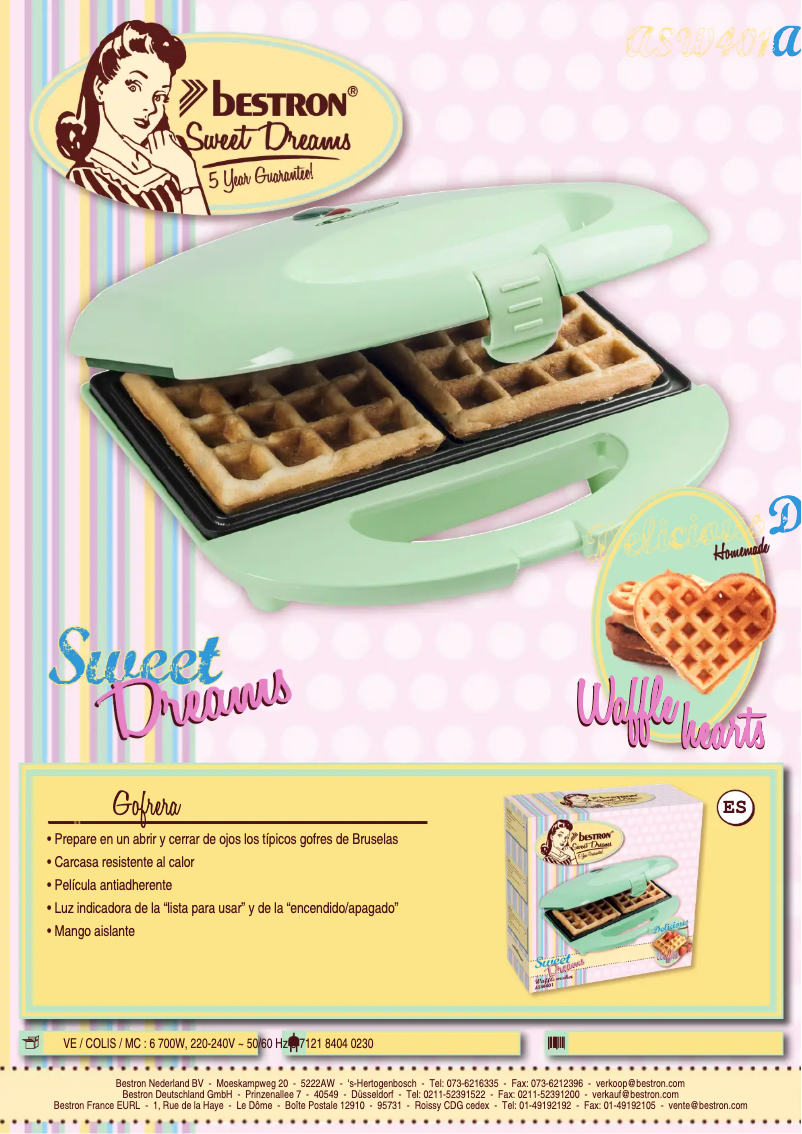 Image de la première page du manuel de l'appareil ASW401