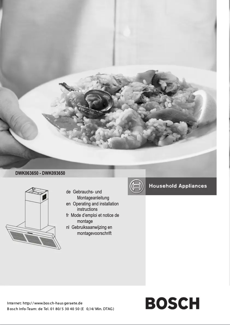 Image de la première page du manuel de l'appareil DWK093650