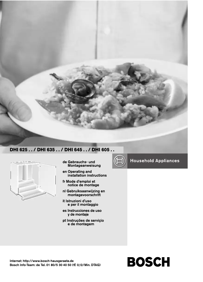 Image de la première page du manuel de l'appareil DHI645H